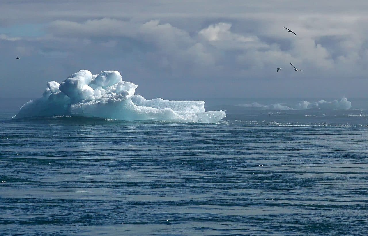 Frozen water