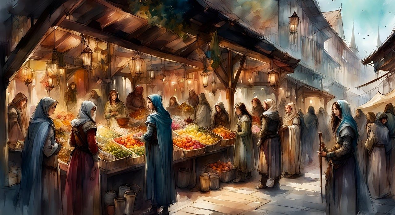 Medieval market