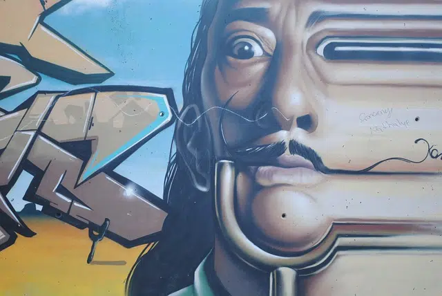 Dali graffiti