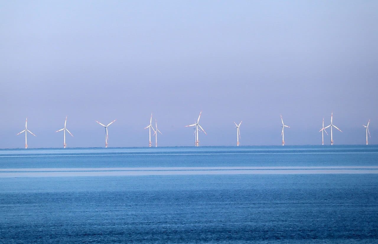 Turbines in the sea