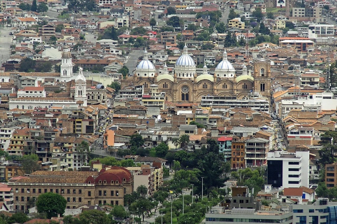 Panoramic view of Cuenca