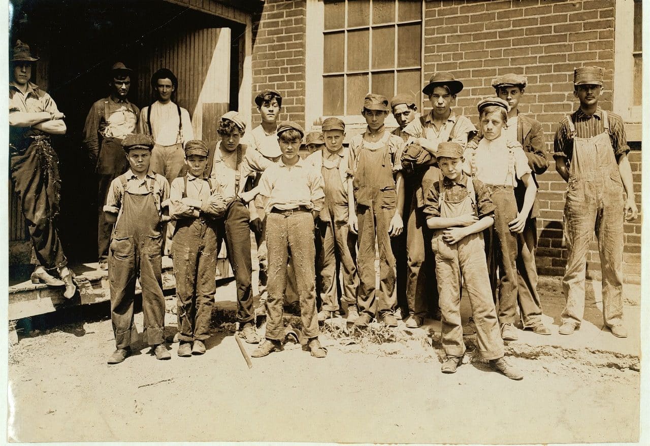 Factory with children