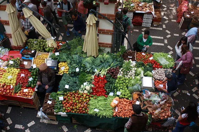 Fruits and vegetables