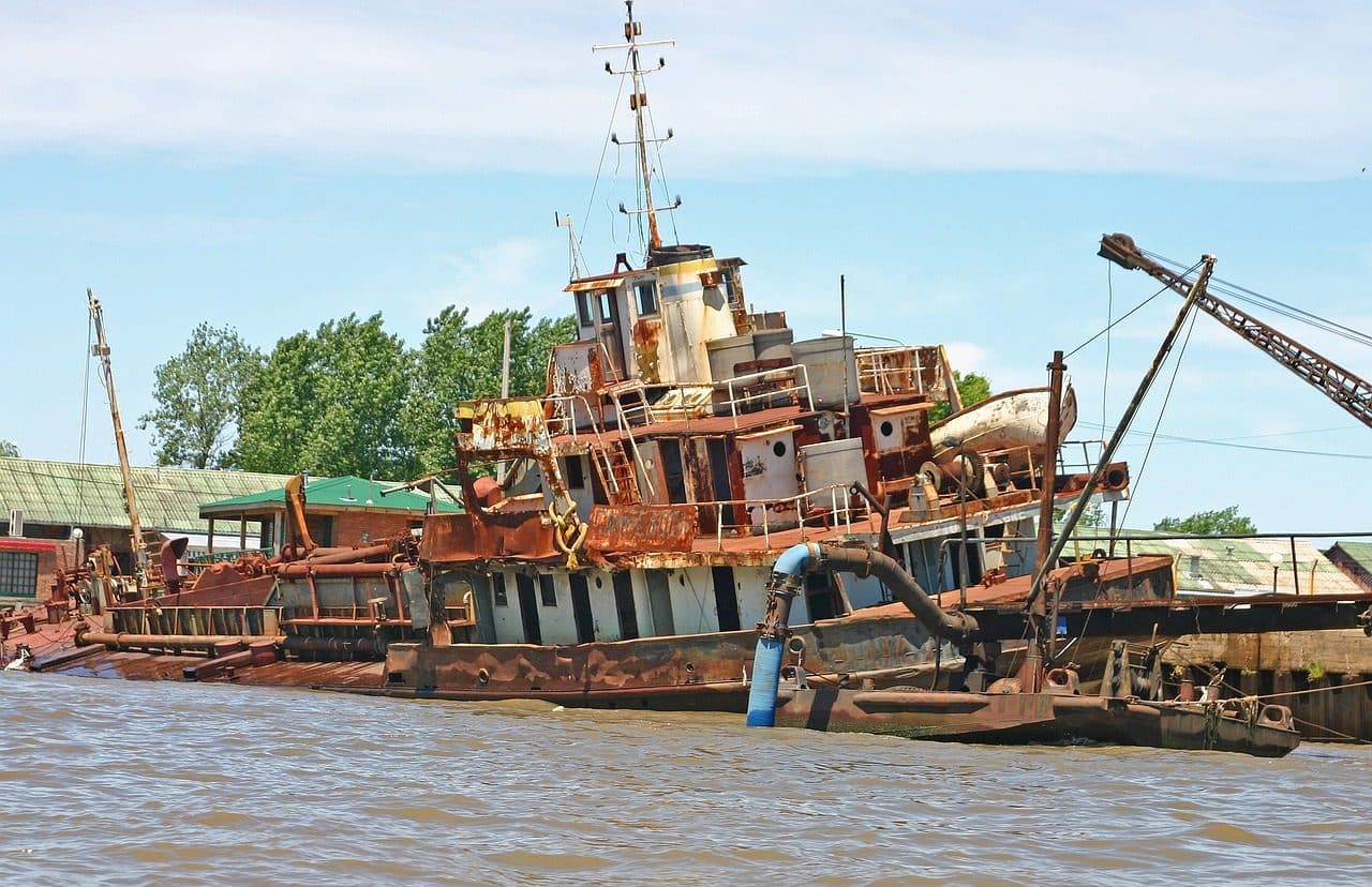 rusty boat