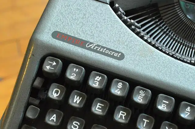 QWERTY typewriter