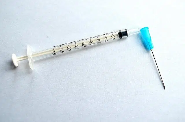 heroin syringe