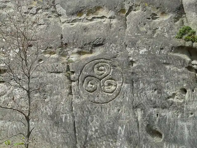 Celtic triskelion