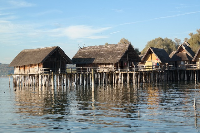 Various stilt houses