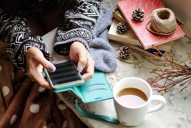 Woman using mobile phone