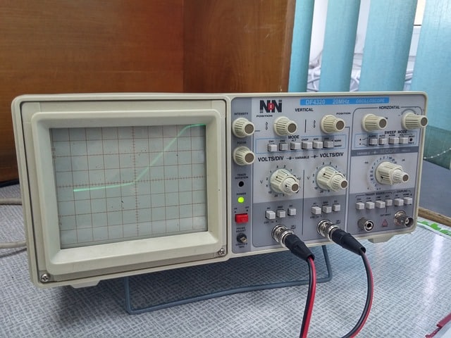 Electricity meter oscilloscope