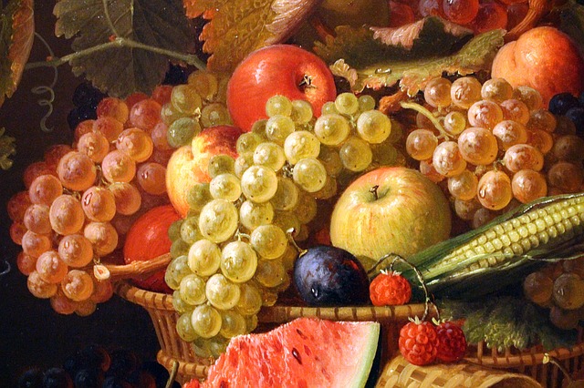 Hyperrealism fruits