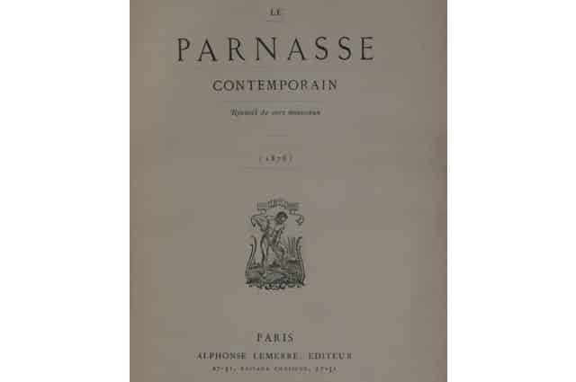 Cover of Le Parnasse Contemporain magazine