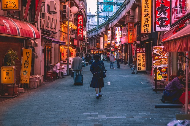 Japan shopping street