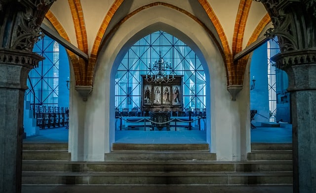 Catholic church altar