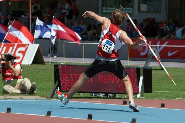 Decathlon javelin throw