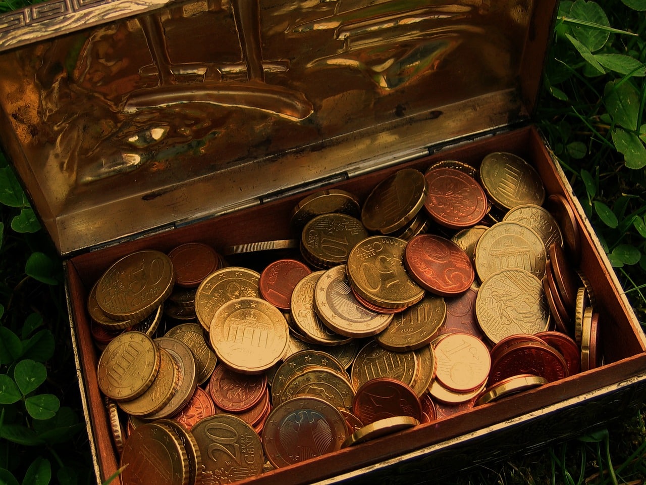 Chest full of coins