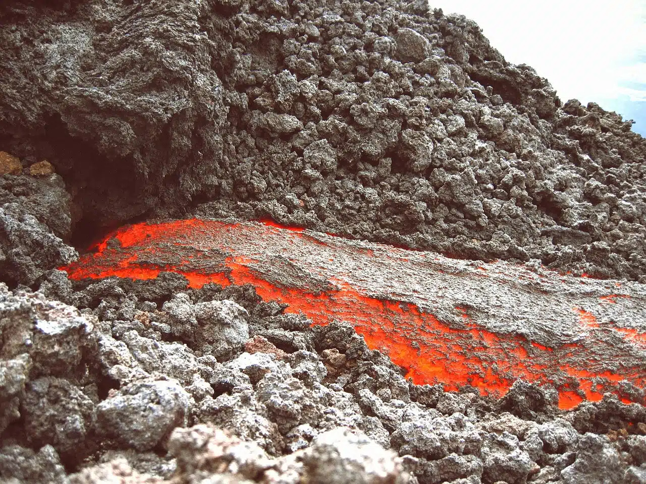 volcanic lava