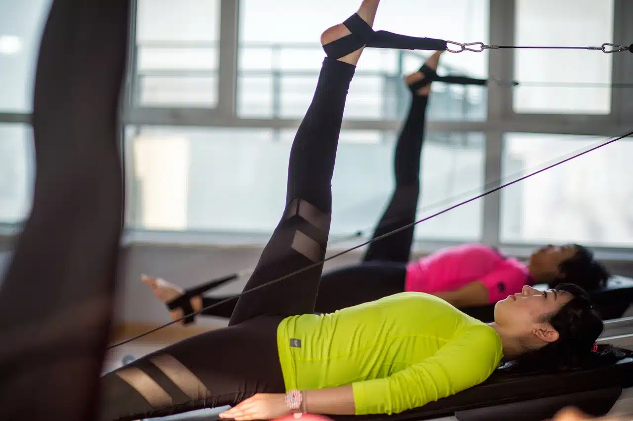 Women in aerobics class