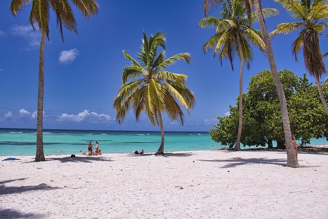 Summer season tropical beach