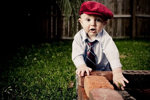 Baby red beret