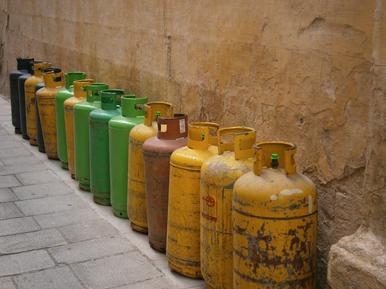 Gas bottles