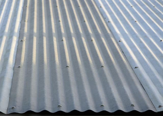 Fiber cement corrugated roof