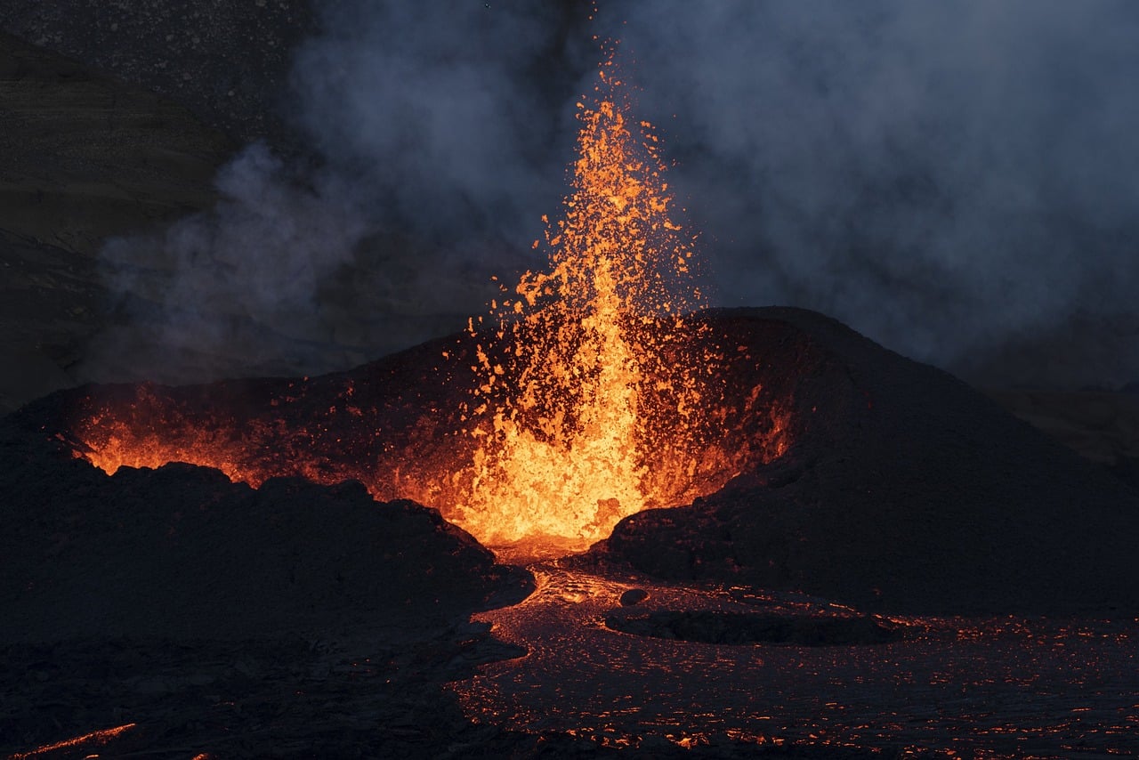 active volcano