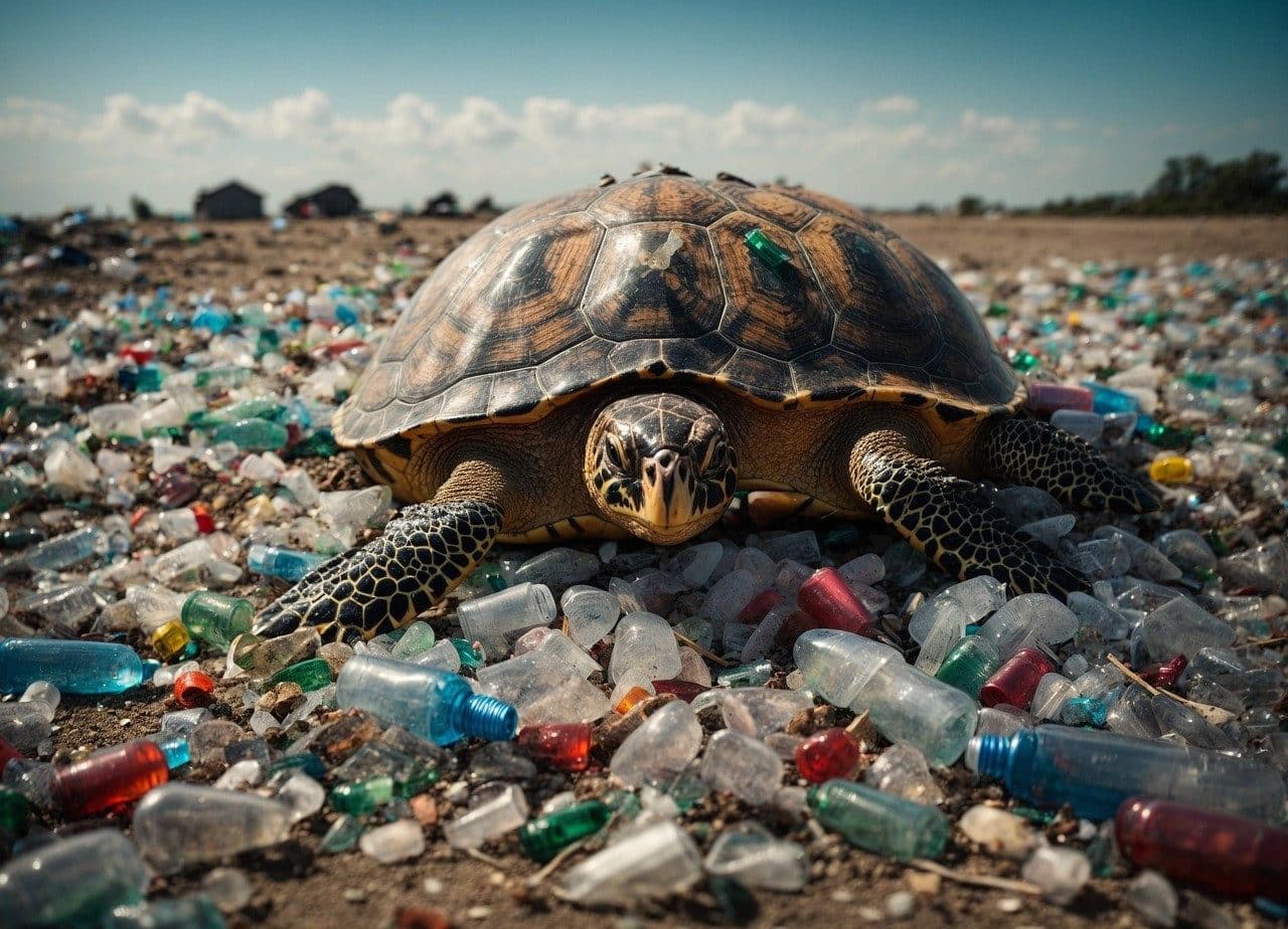 Polluted beaches