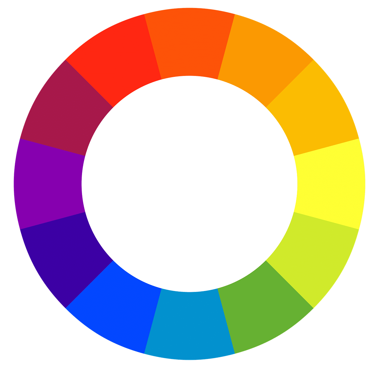 Colors in circle