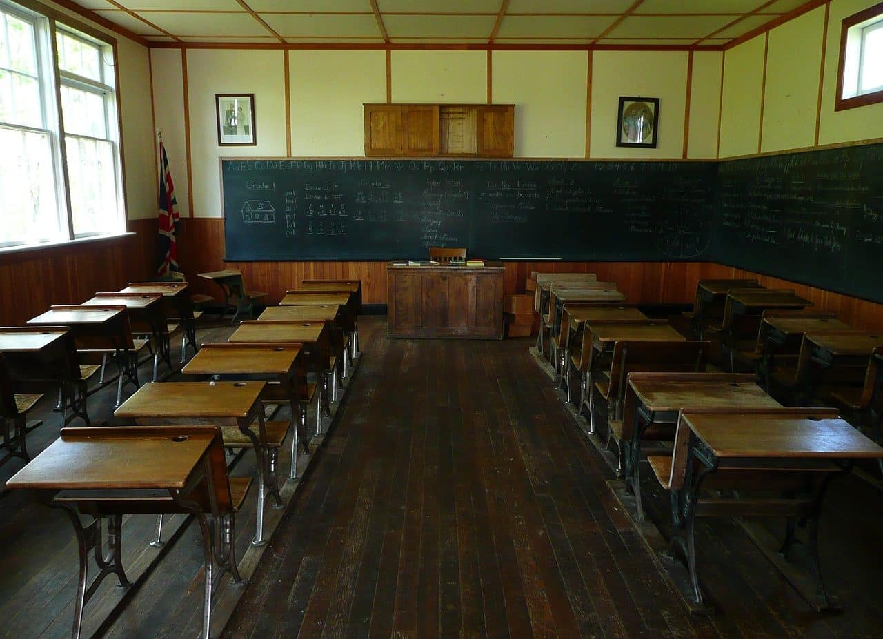 Empty classroom