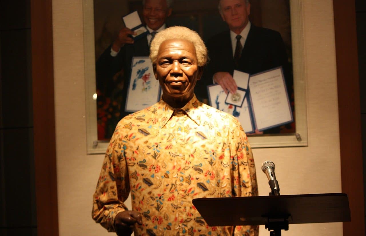 Nelson Mandela wax figure