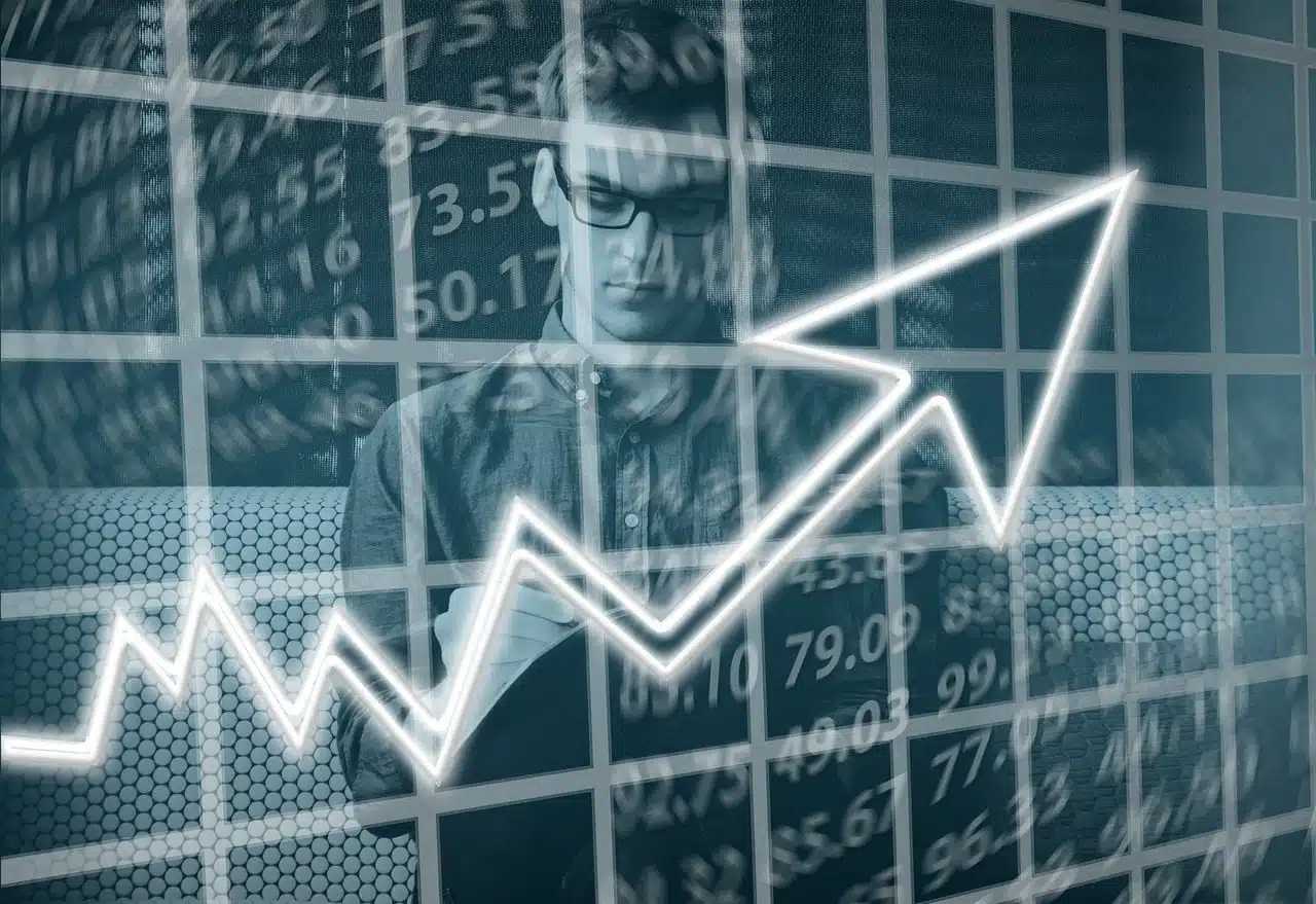 Statistical graph of a company