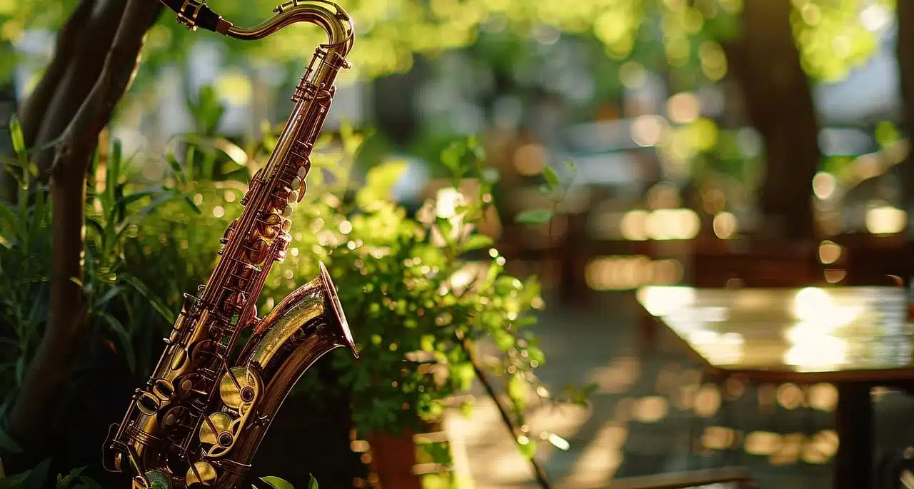 saxophone in nature