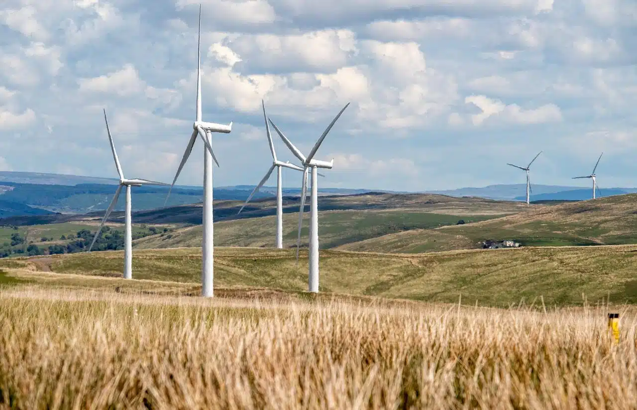 wind turbines