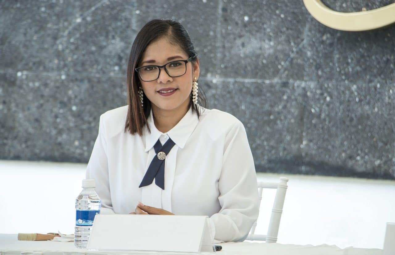 Executive woman at her desk