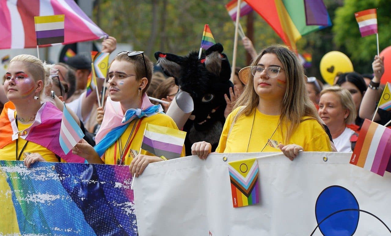 Demonstration for LGBTQ+ rights