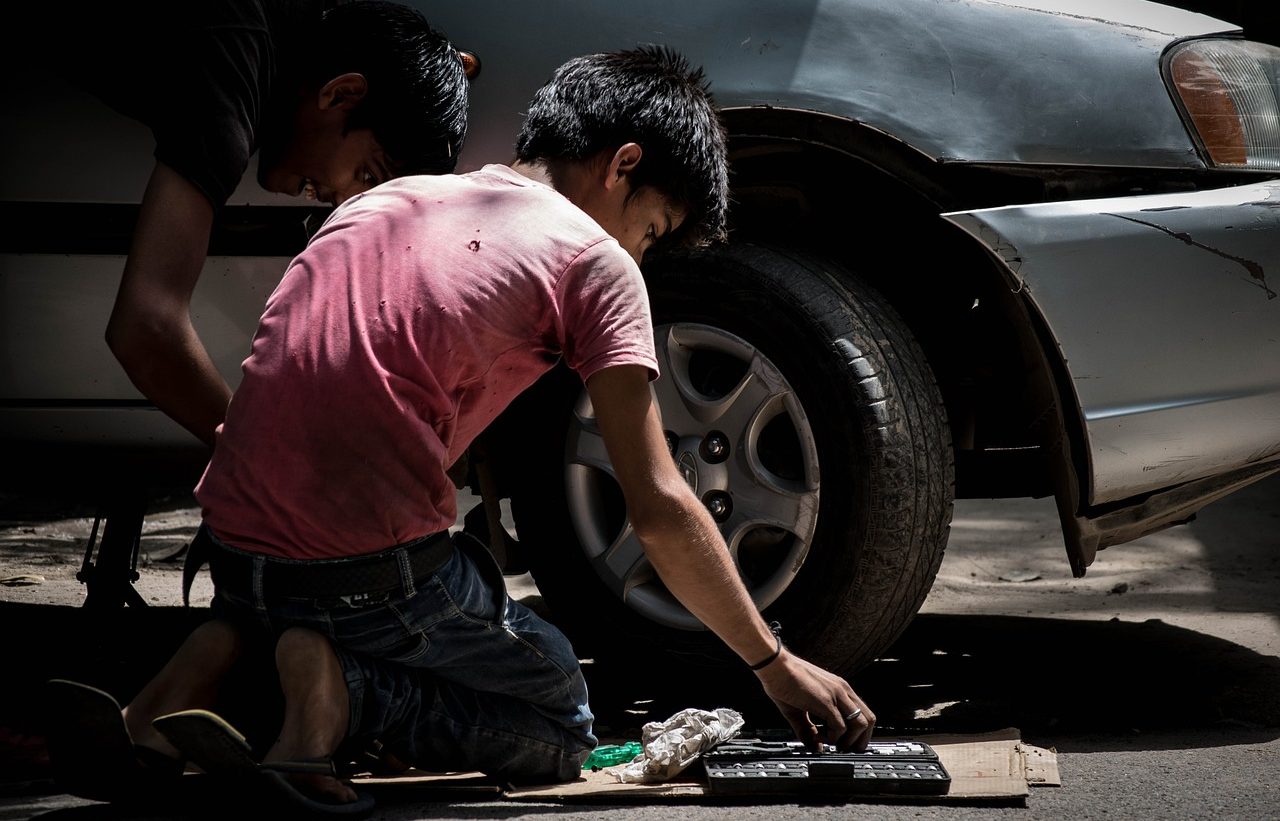 Child working