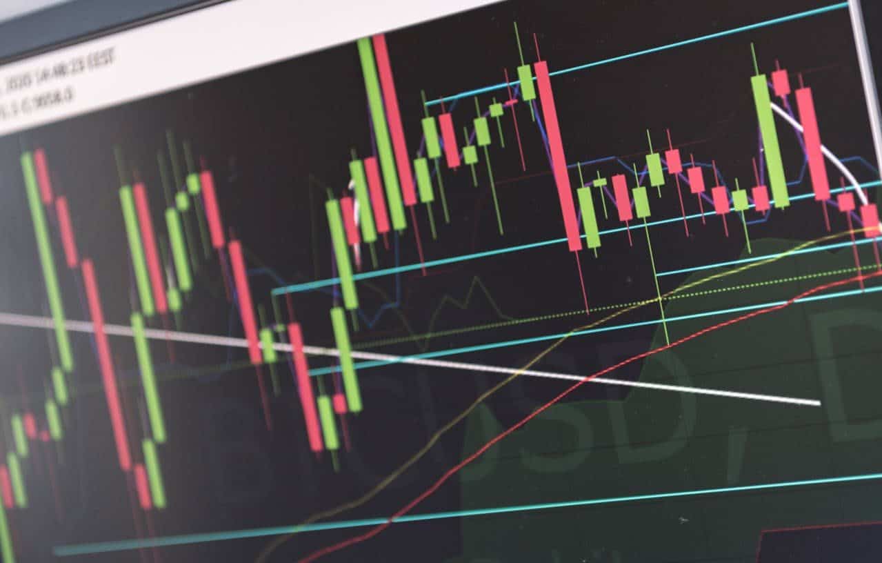 Analysis graph on a monitor