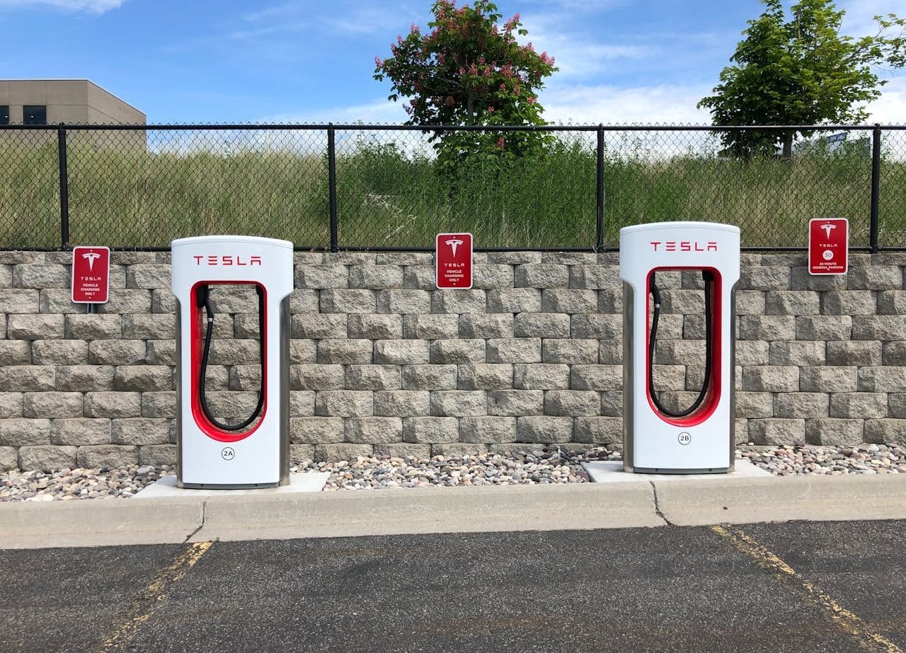 Electric car charging stations